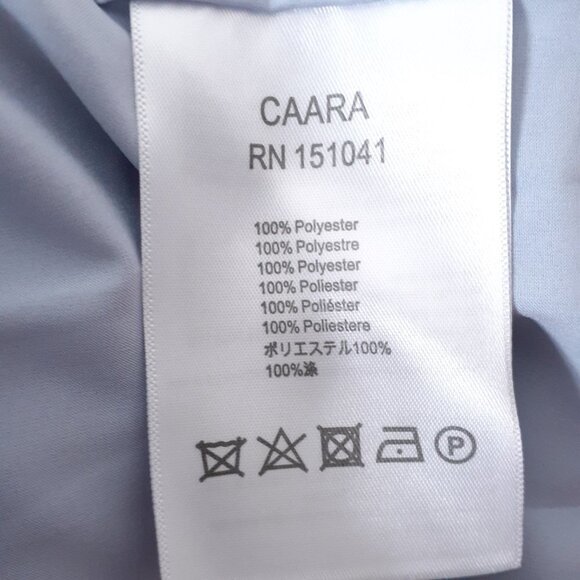 New Caara Womens Puff Sleeve Dress S Belted Gray 570A - Picture 5 of 6